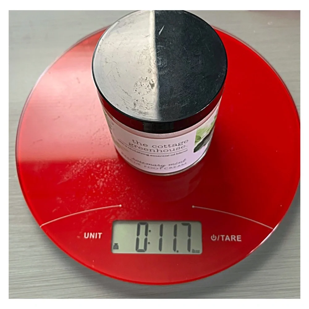 NEW Cottage Greenhouse ROSEMARY MINT RESCUE FOOT CREAM Margot Elena - Picture 5 of 5